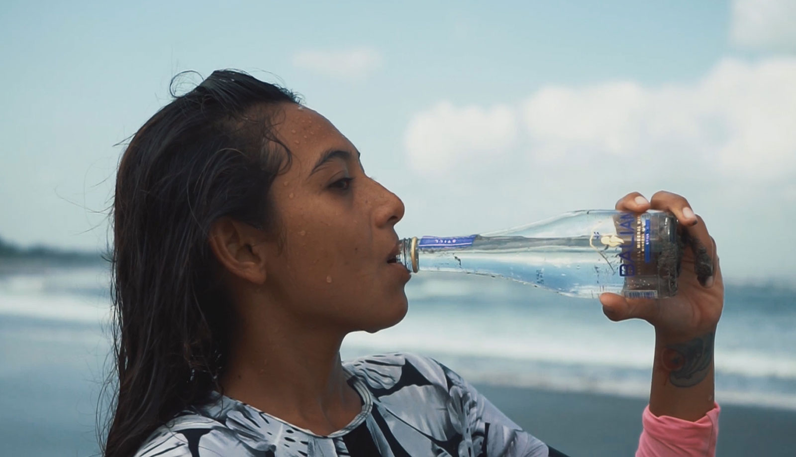 Balian water by the beach